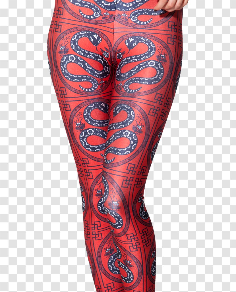 Leggings Snake BlackMilk Clothing Chinese Zodiac - Year Of The Transparent PNG