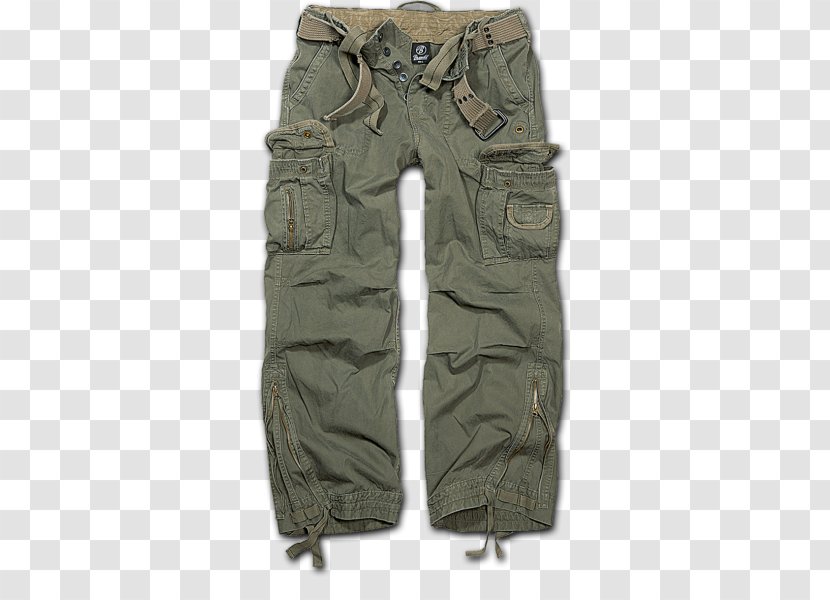 Cargo Pants Vintage Clothing Olive - Casual Transparent PNG