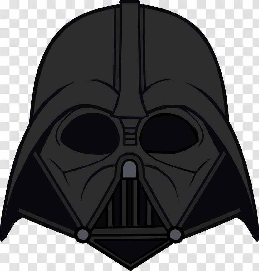 Anakin Skywalker Mask Sith Costume YouTube - Darth - Vader Head Transparent PNG