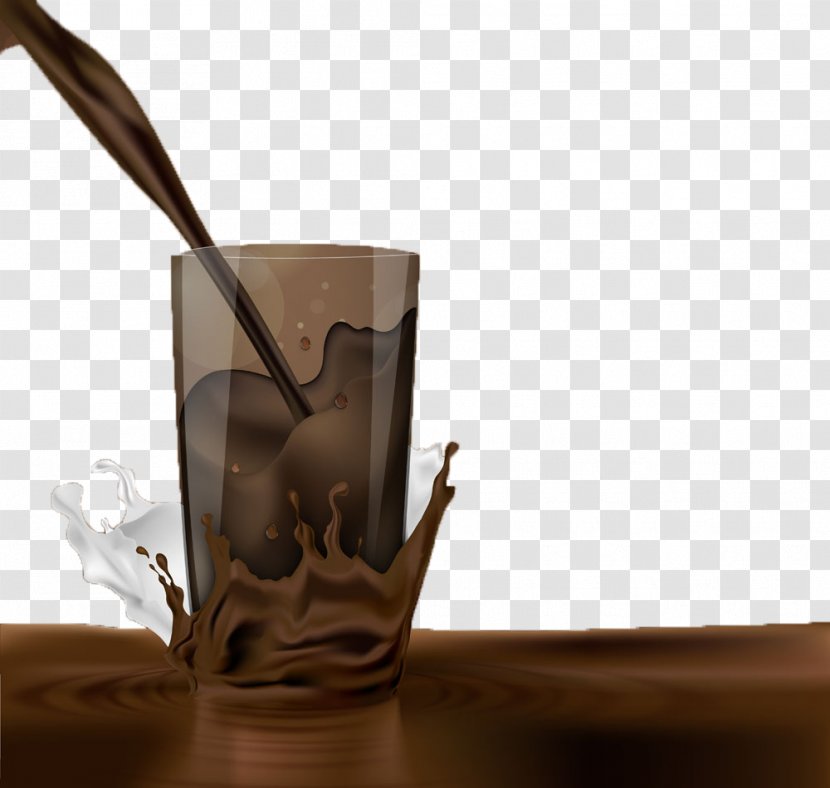 Coffee Cup Cafe Drink - Chocolate - Pour The Of Transparent PNG