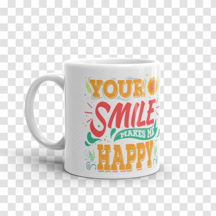 Coffee Cup Mug Ceramic Tea - Drink - Smiling Transparent PNG