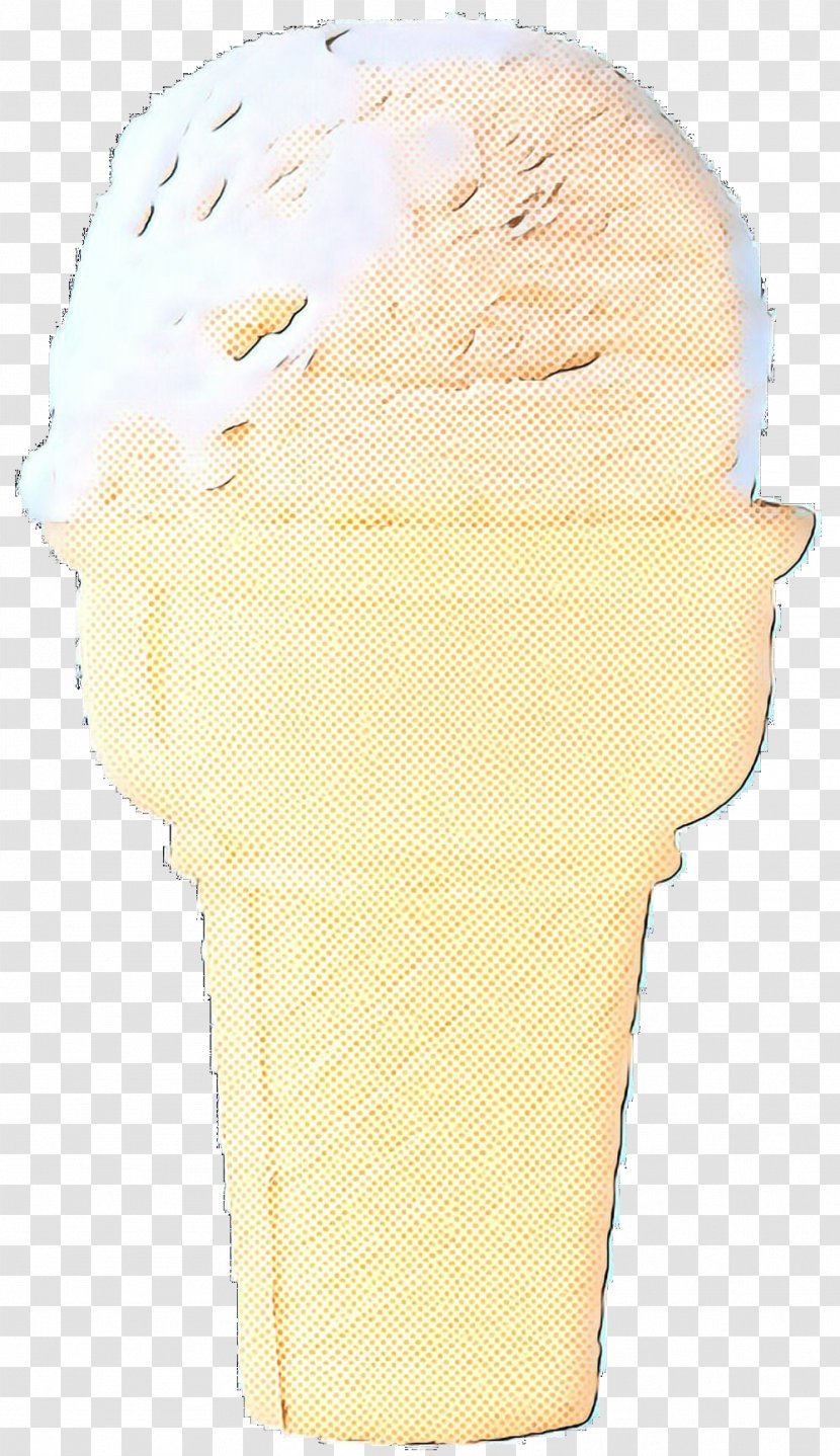 Ice Cream Cone Background - Yellow - Dairy Transparent PNG