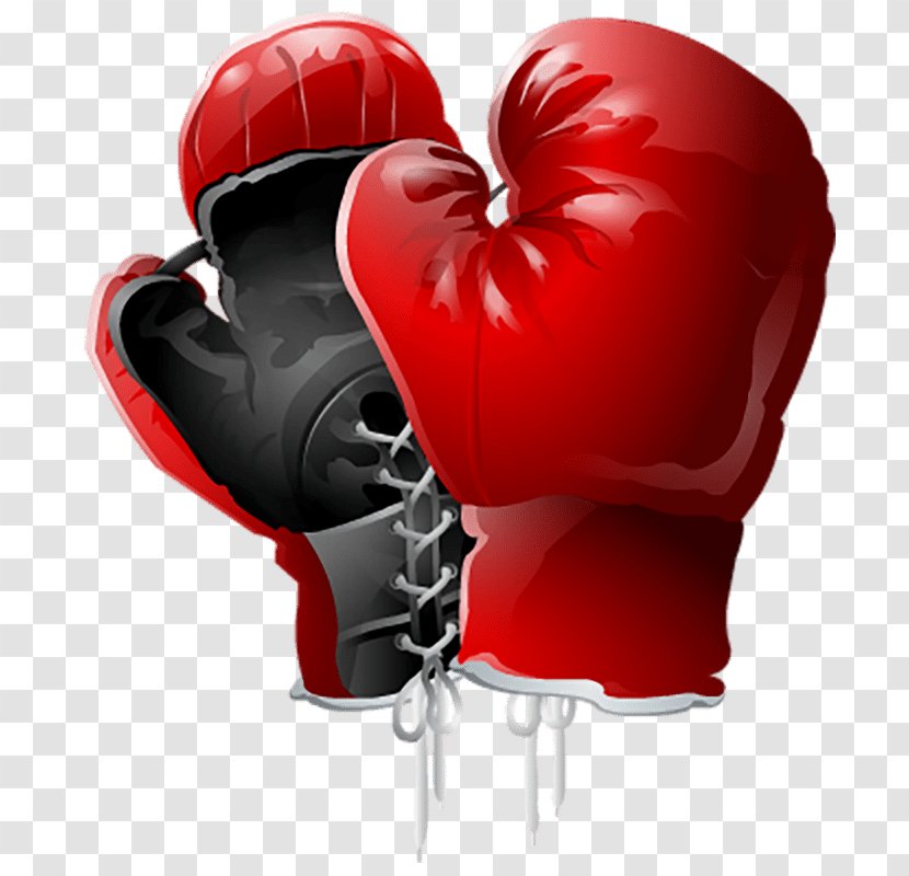 Boxing Glove Clip Art - Silhouette Transparent PNG