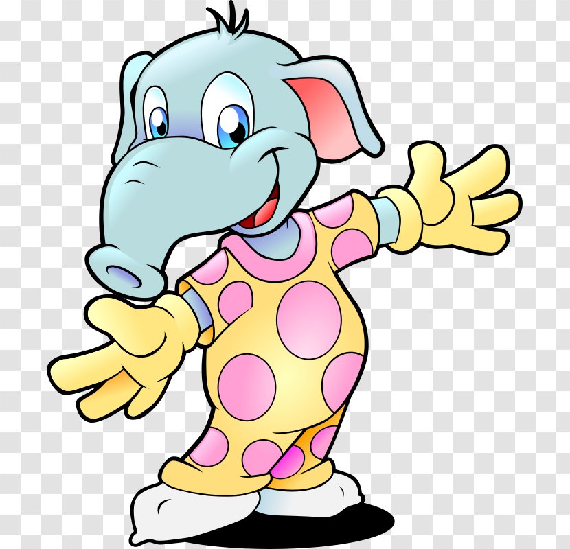 Pajamas Child Clip Art - Product - Elephant Rabbit Transparent PNG