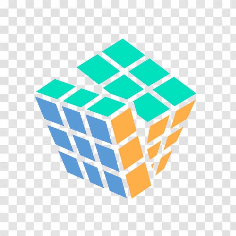 Rubik's Cube Computer Software Clip Art Design Logo - Threedimensional Space - Rectangle Transparent PNG