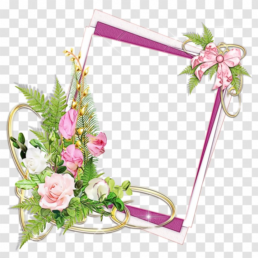 Flower Wreath Frame - Bouquet Arranging Transparent PNG