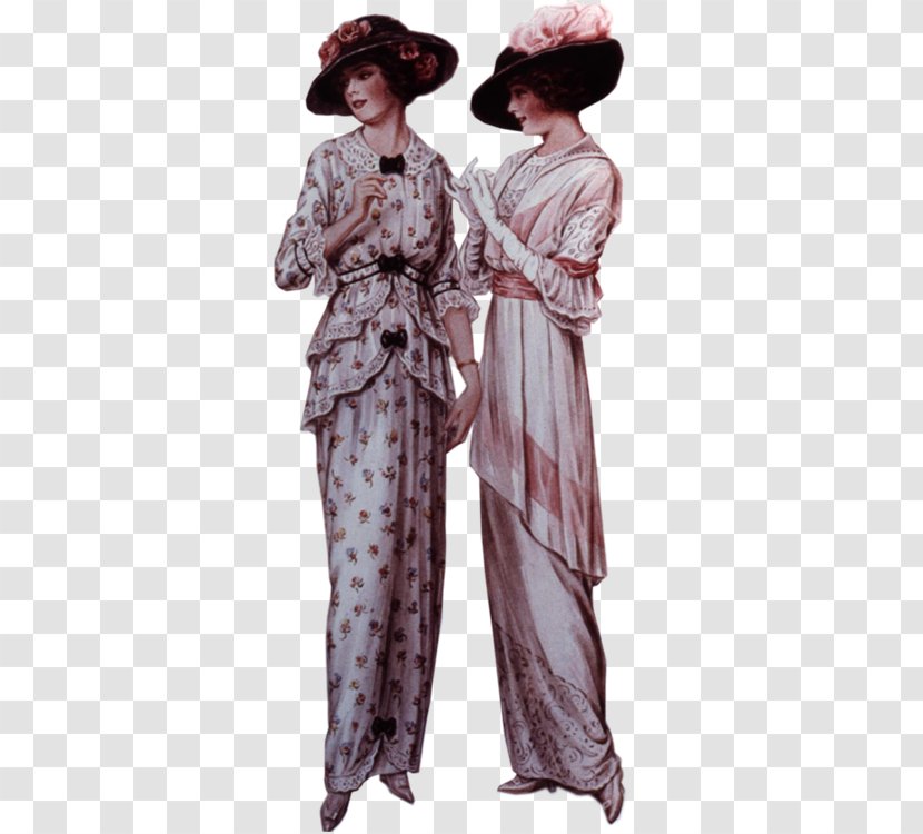 Edwardian Era Belle Époque 1910s History Of Clothing And Textiles - Costume Design - Dress Transparent PNG