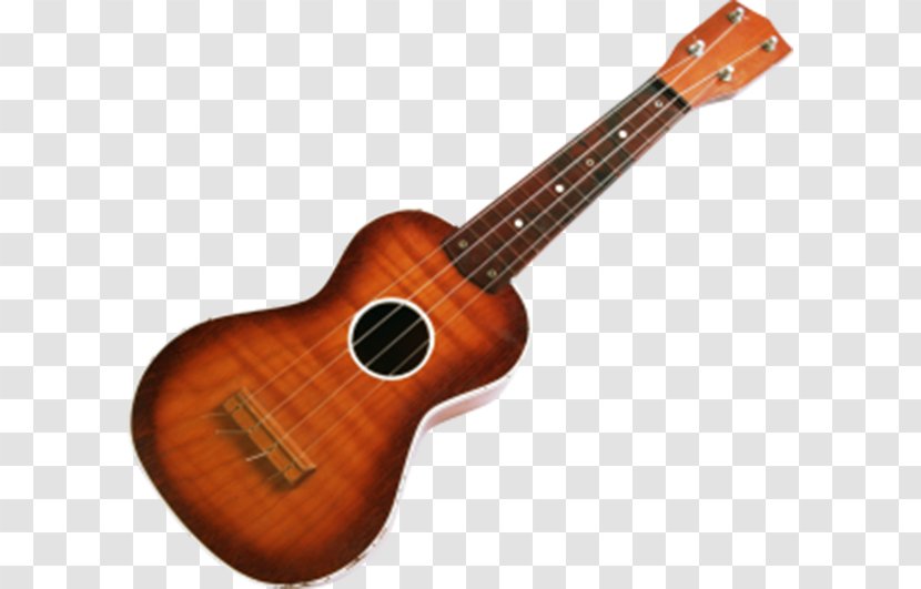 Ukulele Tiple Bass Guitar Acoustic - Heart - Diagonal Transparent PNG