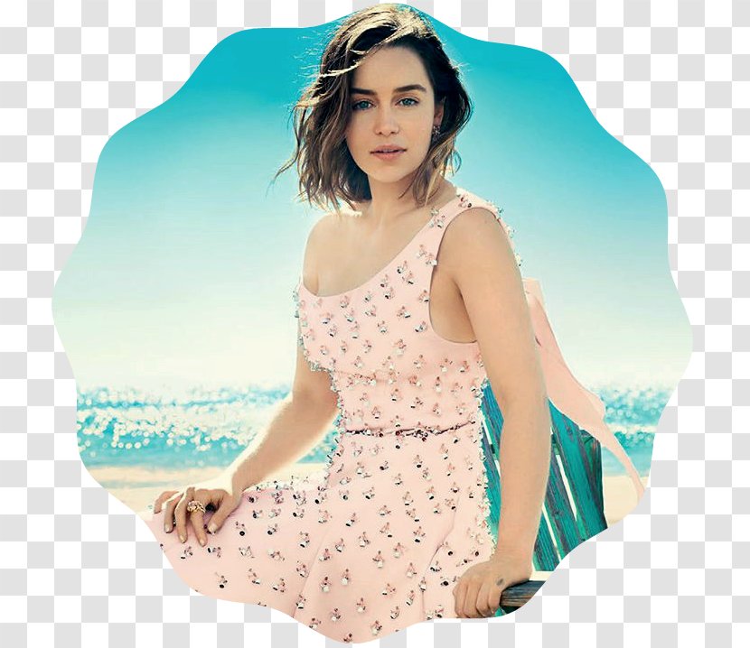 Emilia Clarke Daenerys Targaryen Harper's Bazaar Magazine Game Of Thrones - Frame Transparent PNG