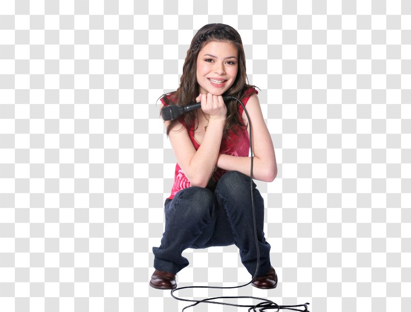 Miranda Cosgrove ICarly Dancing Crazy Kissin U - Watercolor - Silhouette Transparent PNG