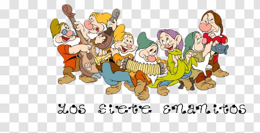 Seven Dwarfs Queen Snow White Dopey Sneezy - Silhouette Transparent PNG