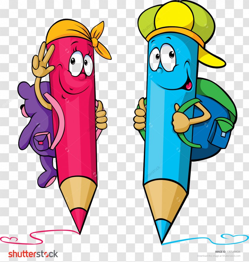 School Coloring Books Pencil Cartoon - Artwork - Crayons Transparent PNG