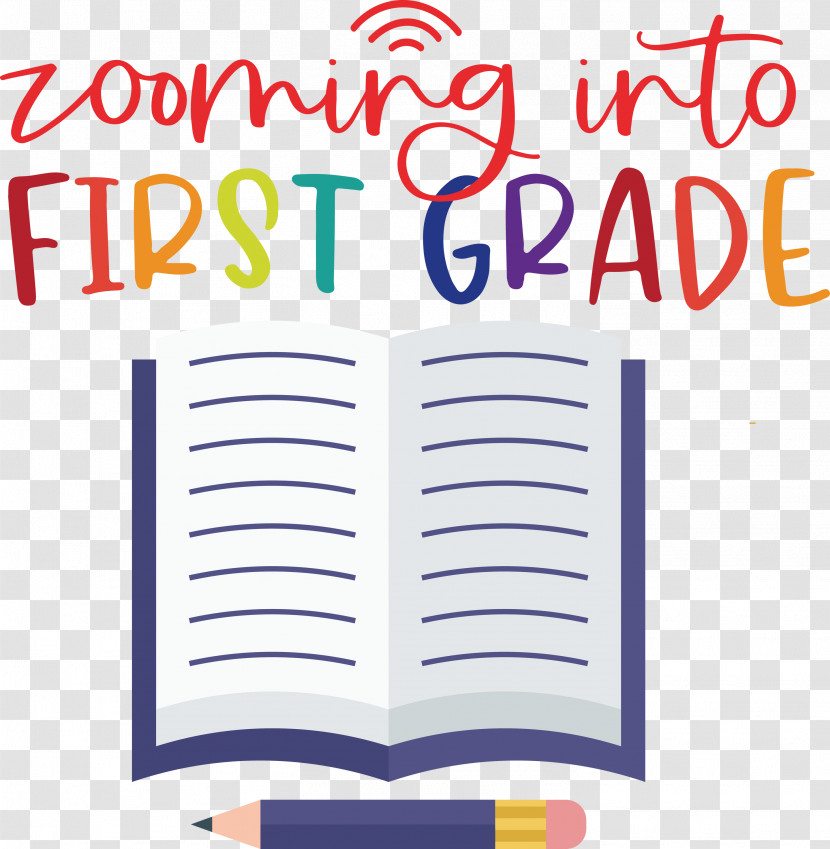 Back To School First Grade Transparent PNG