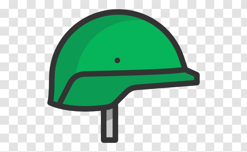 Bicycle Helmet Green Icon Transparent PNG