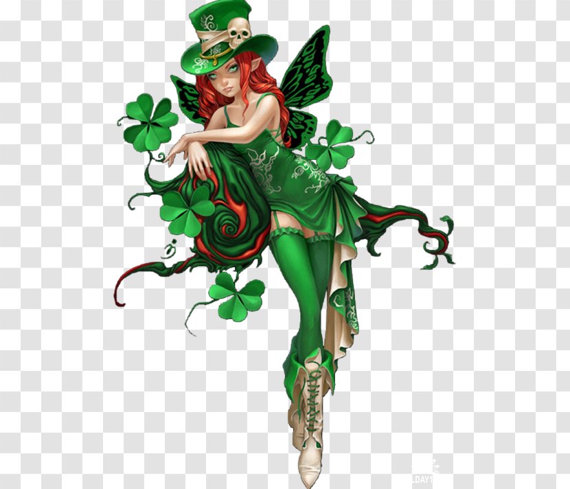 Saint Patrick's Day The Luck Of Irish People Fairy - Leprechaun Transparent PNG