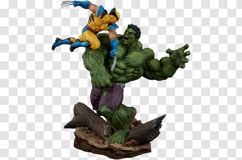Ultimate Wolverine Vs. Hulk Amadeus Cho Sculpture - Marvel Transparent PNG