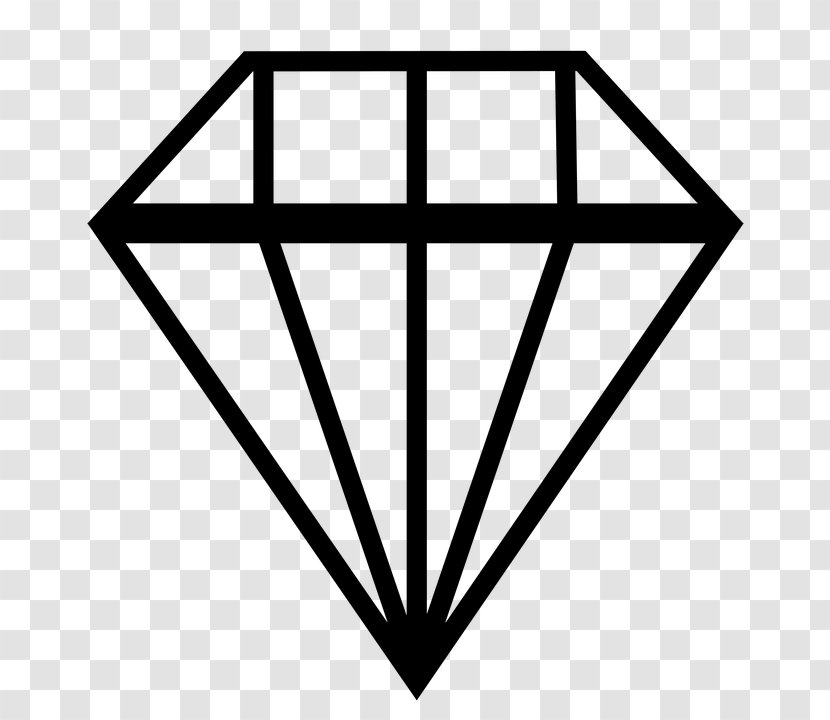 Gemstone Diamond - Drawing Transparent PNG