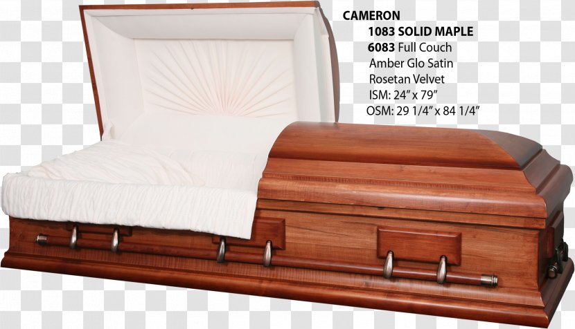 Coffin Funeral Home Cremation Batesville Casket Company - Wood - Solid Line Transparent PNG