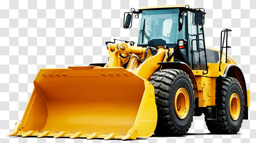 Heavy Machinery Architectural Engineering Road Roller Crane Industry - Yellow Transparent PNG