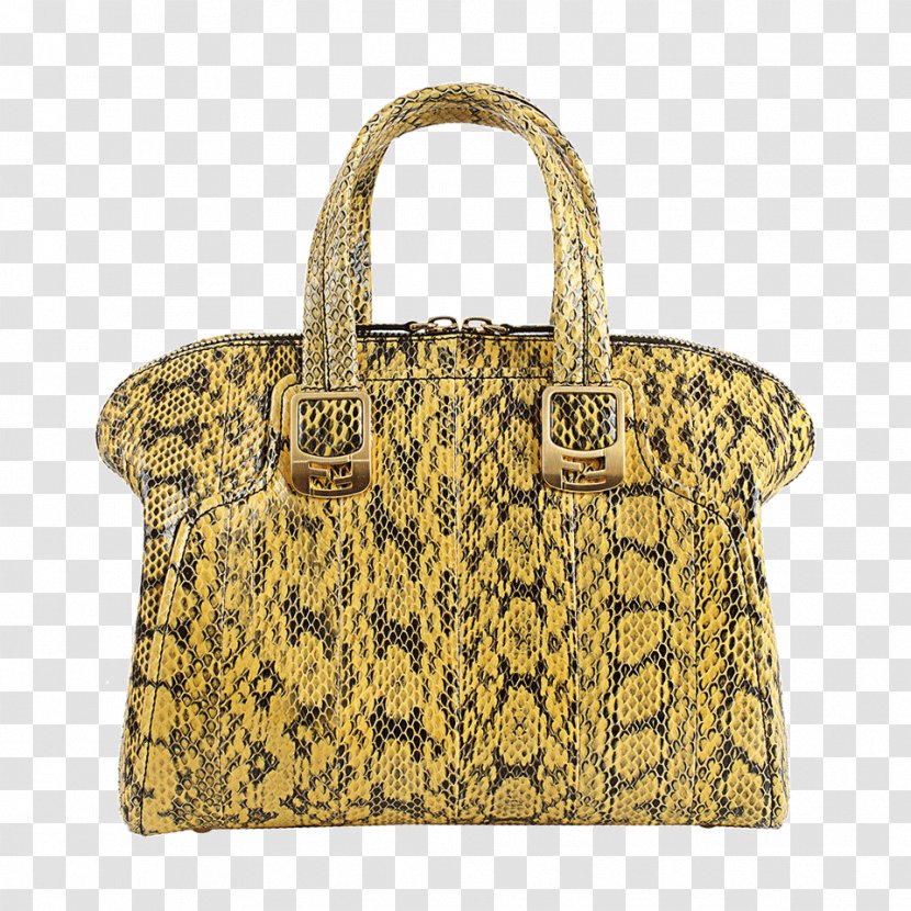 Tote Bag Handbag Leather Fashion - Yellow Transparent PNG