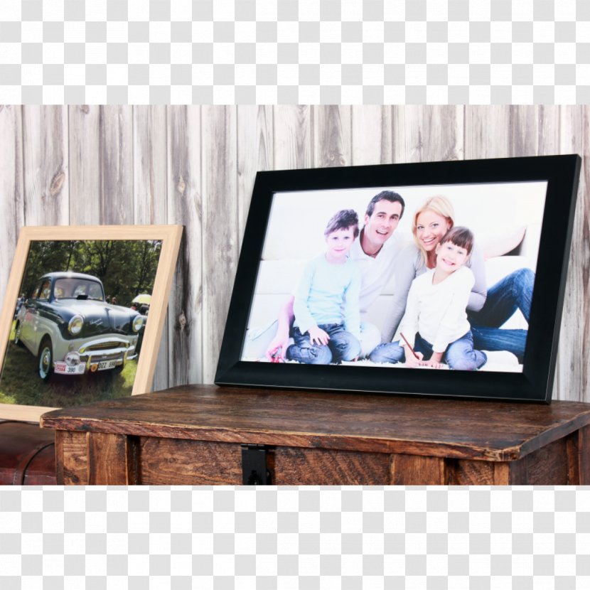 Flat Panel Display Photographic Paper Picture Frames Television - Canvas Print Transparent PNG