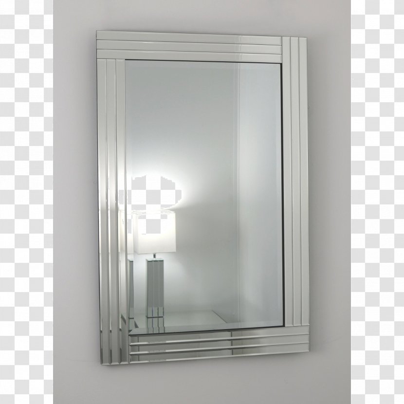 Rectangle Mirror Glass Edge Bevel - Bathroom Accessory Transparent PNG