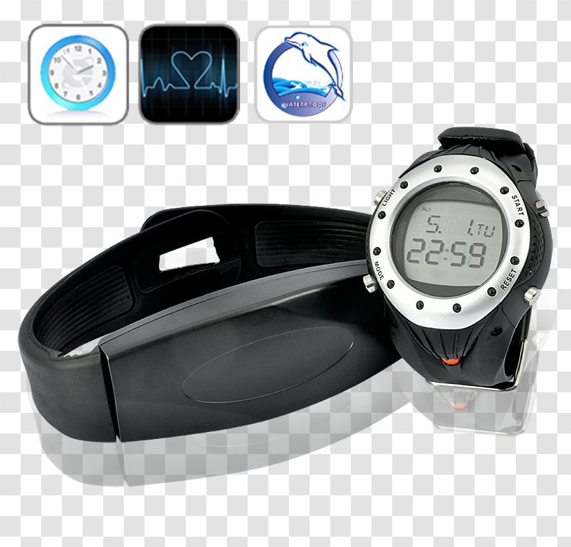 Omron HR-310 Heart Rate Monitor Watch - Cartoon - Normal Pulse Range Transparent PNG