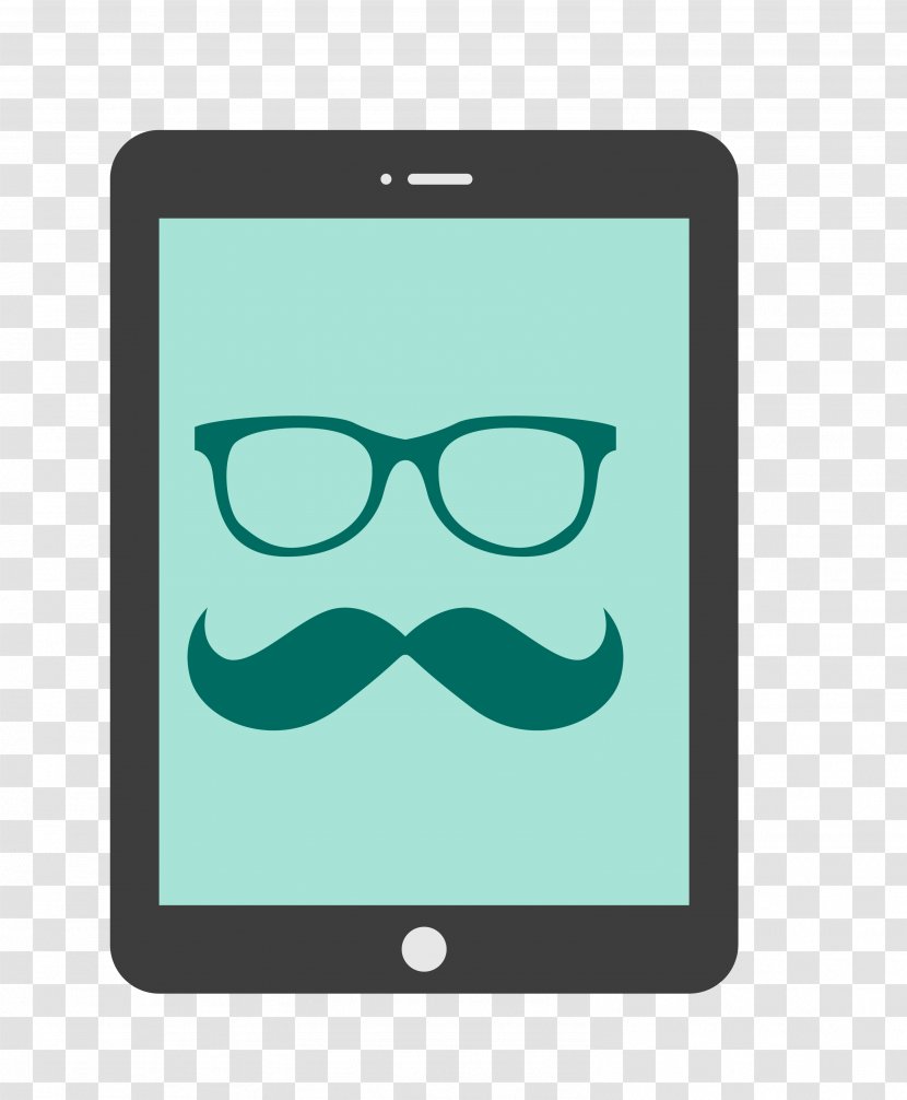 Eye Text - Vector Green Beard Cell Phone Pattern Transparent PNG
