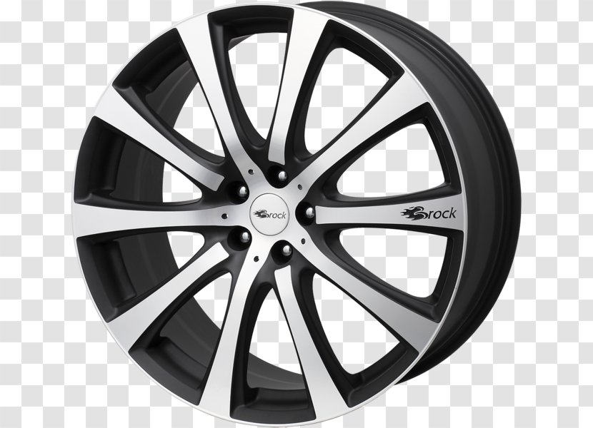 FUJI CORPORATION Alloy Wheel Euro Goodyear Tire And Rubber Company Pirelli - Black White - Gmp Transparent PNG