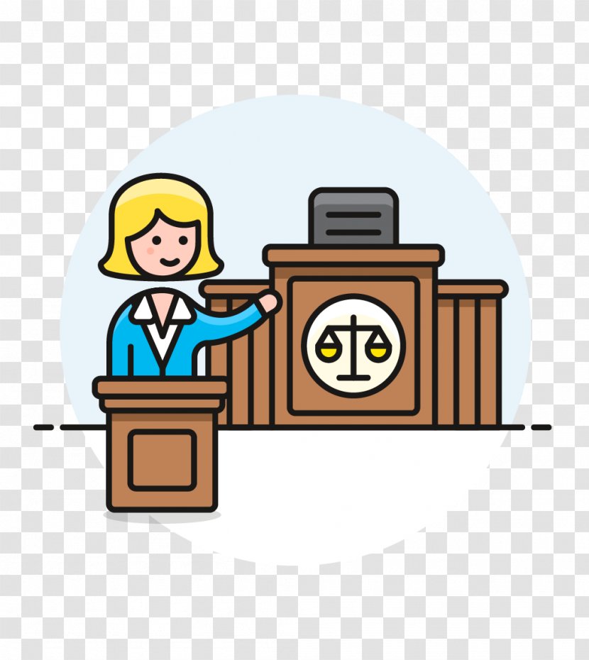 Lawyer Vector Graphics Court Clip Art Illustration - Fictional Character - Penalty Mockup Transparent PNG