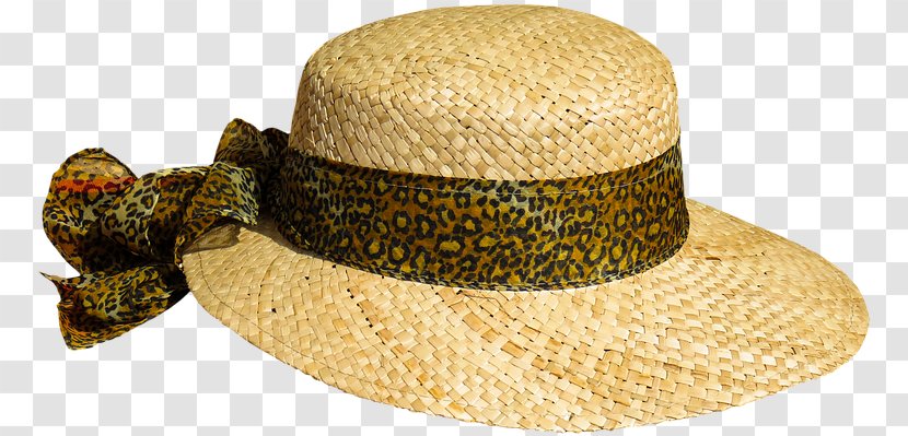 Clip Art Straw Hat Sun - Clothing Transparent PNG