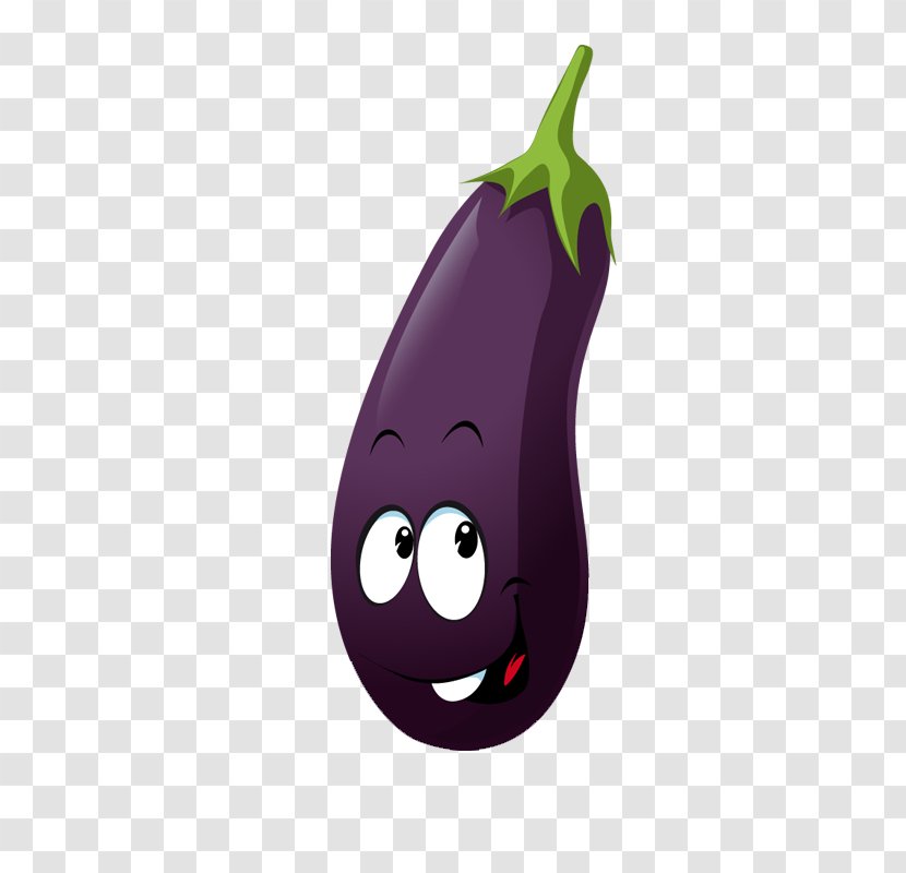 Eggplant Cartoon Vegetable Clip Art - Drawing Transparent PNG