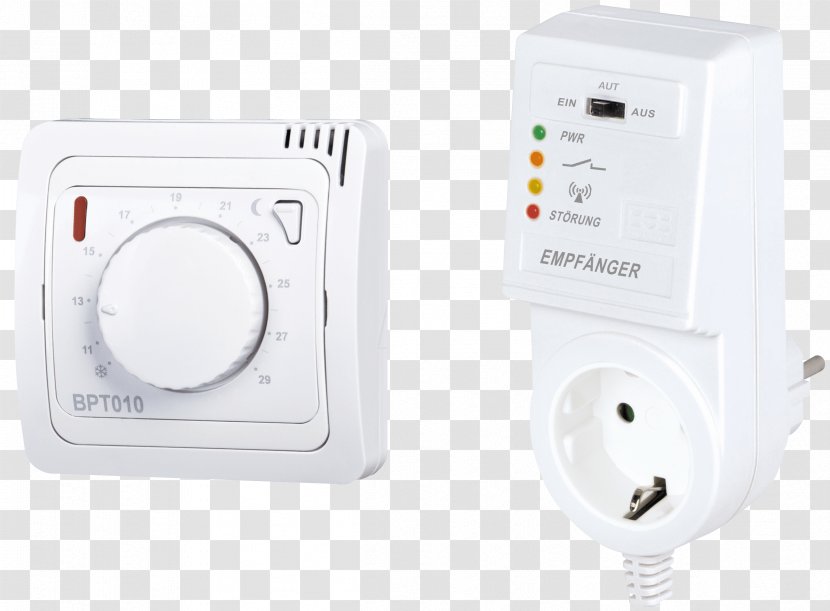 Thermostat ELEKTROBOCK CZ Ltd. Wireless Technology - Manual Transmission - Funk Transparent PNG