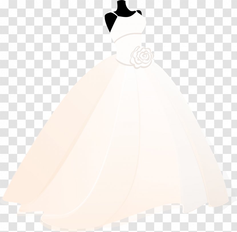 Wedding Dress Gown Clothing Ivory - Oh Vector Transparent PNG