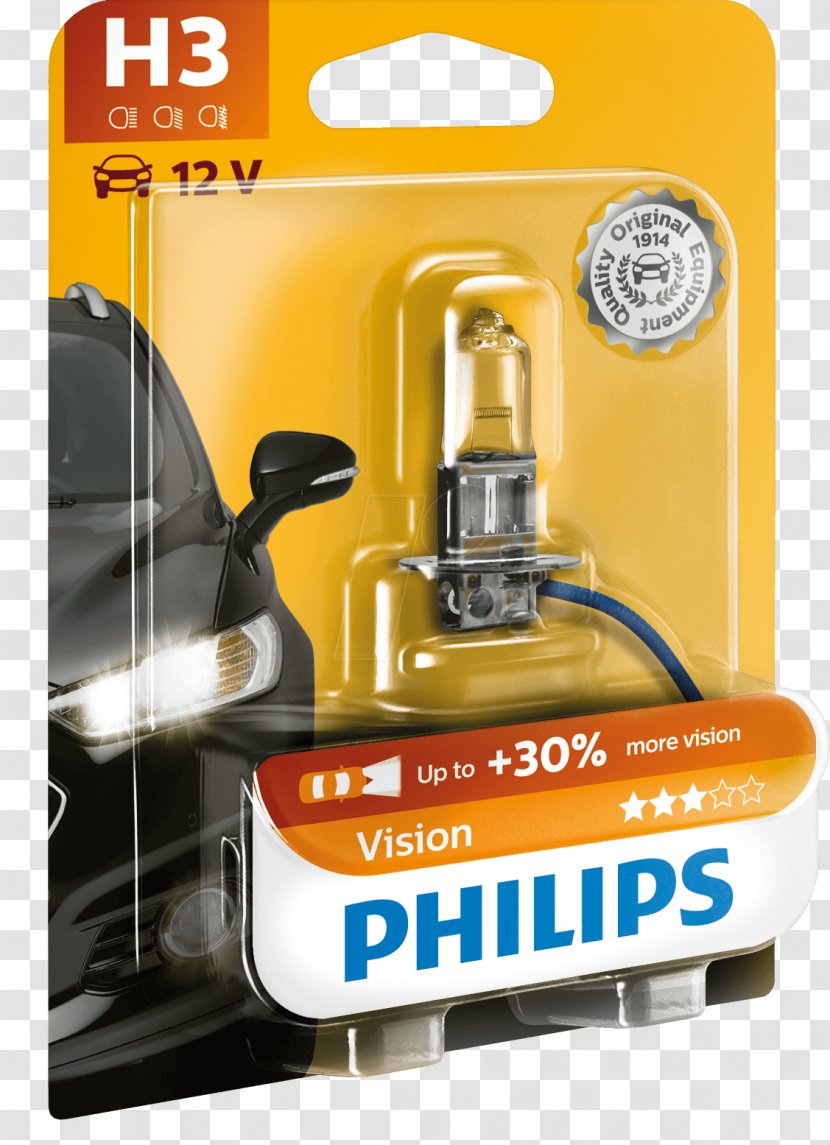 Incandescent Light Bulb Car Headlamp Philips - Lamp Transparent PNG
