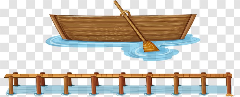 Boat Paddle Watercraft - Sailing Ship - Hand-painted Pier Transparent PNG