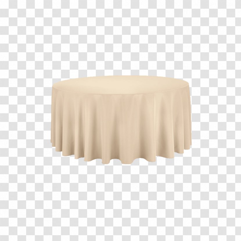 Tablecloth Linens Furniture Chair - Textile - Beige Transparent PNG
