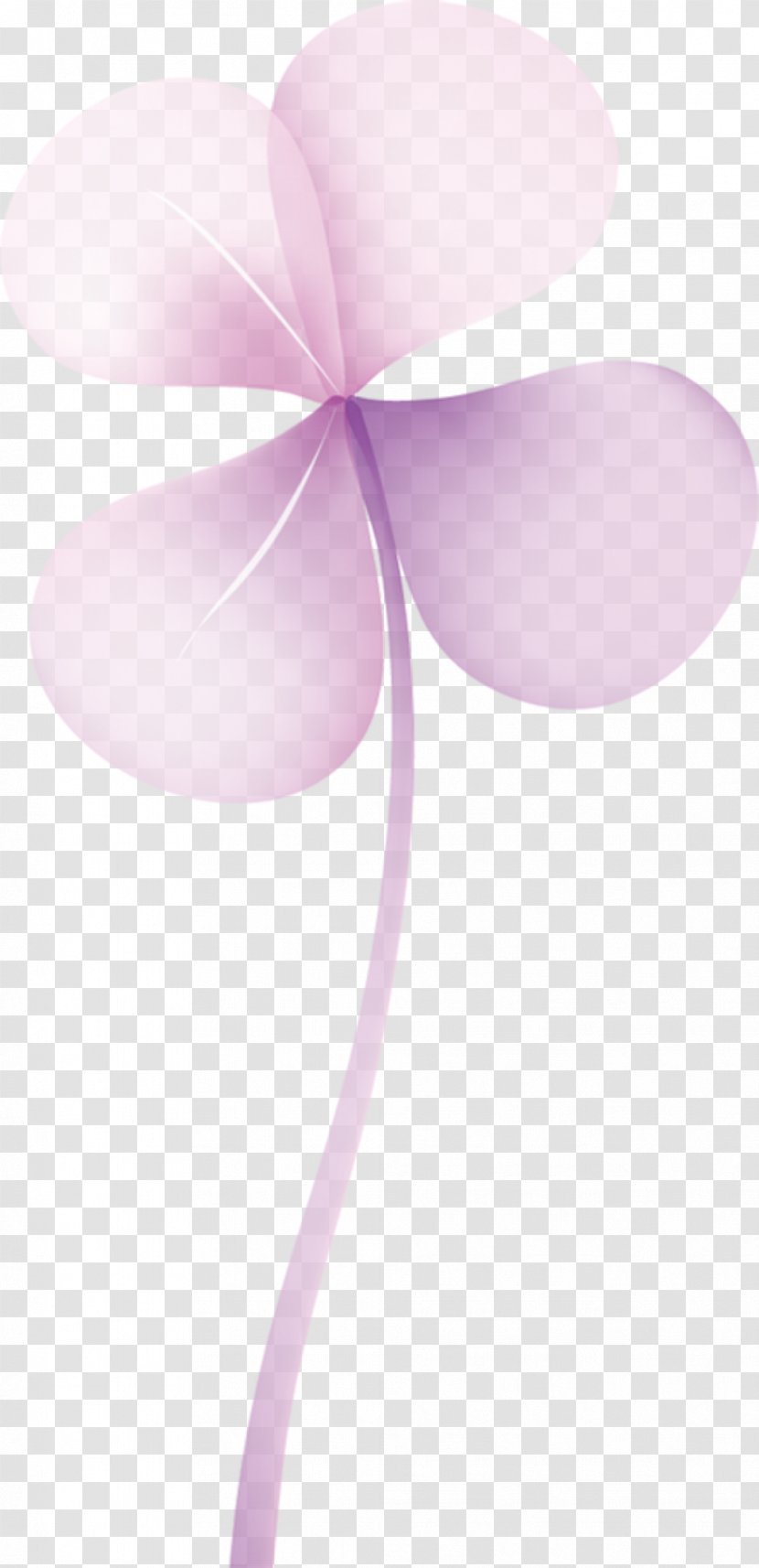 Four-leaf Clover - Lilac - Purple Transparent PNG