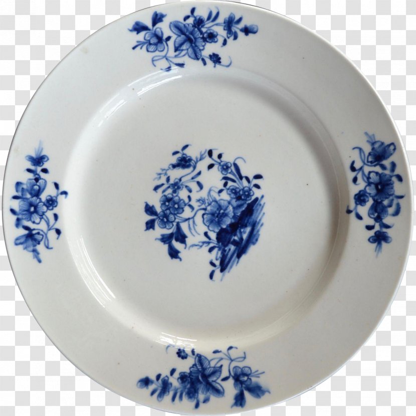 Tableware Platter Ceramic Plate Porcelain - Blue And White Transparent PNG