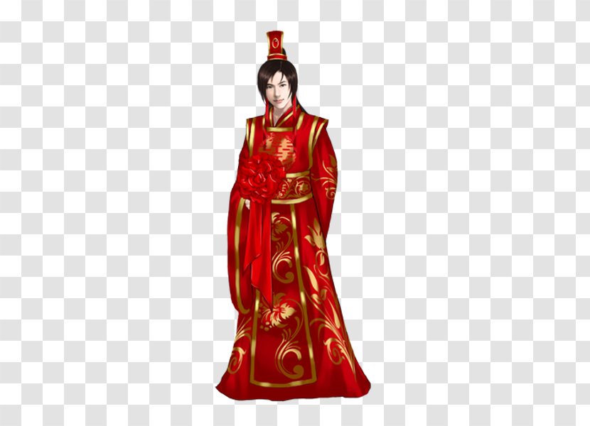 Baidu Tieba Ancient History Hanfu Robe - Dress - 人物 Transparent PNG