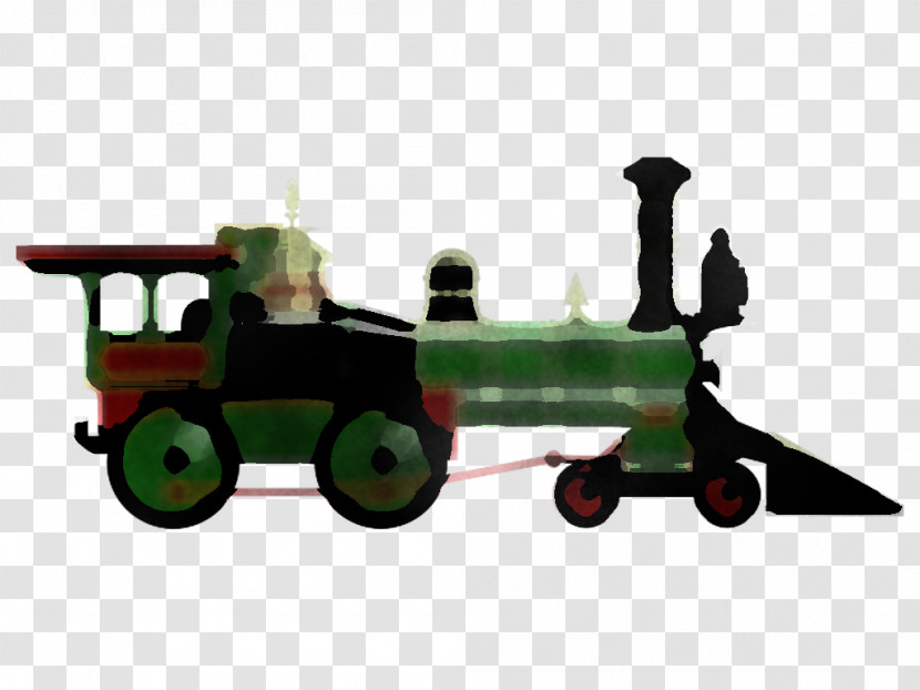 Vehicle Tractor Green Transport Toy Transparent PNG