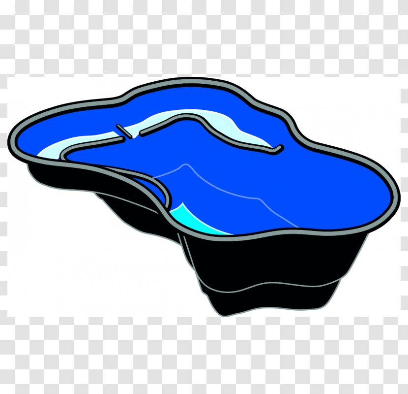 Garden Pond Liner Plastic - Electric Blue - Petitesynthe Transparent PNG
