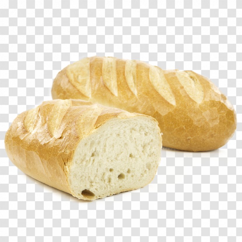 Sliced Bread White Rye Ciabatta Baguette - Bun Transparent PNG