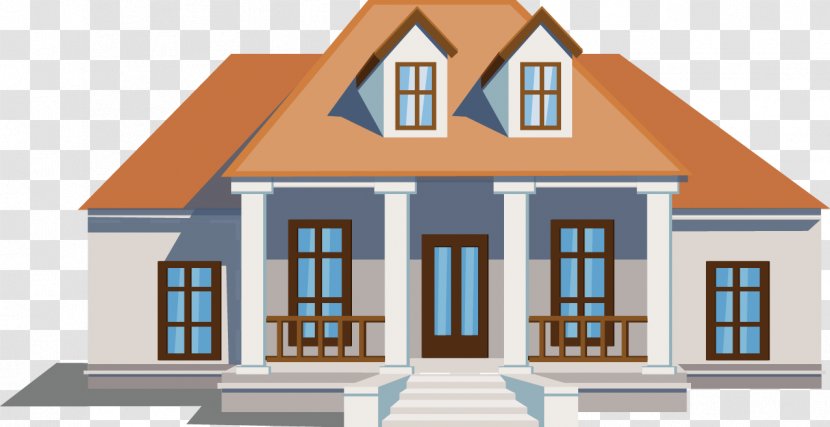 Danziger School Villa Home Architecture - Beautifully Designed House Vector Transparent PNG