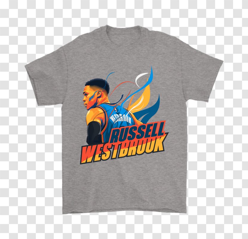 T-shirt Sleeve Unisex Logo - Brand - Russell Westbrook Transparent PNG