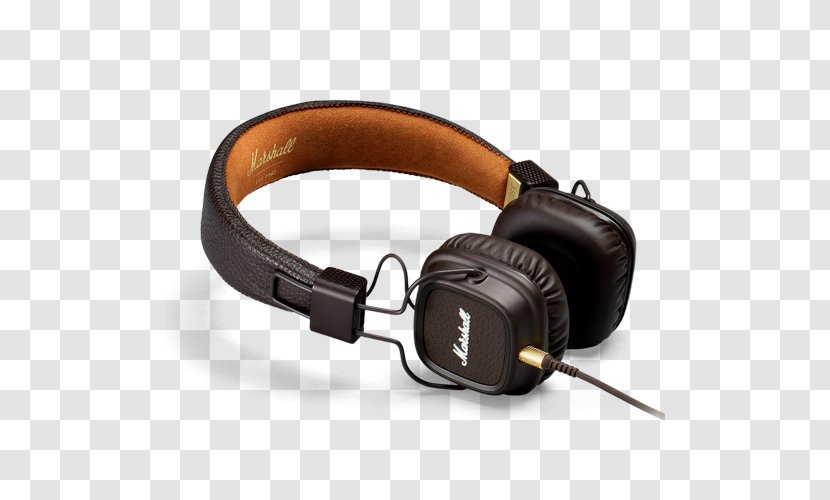 Marshall Major II Headphones Monitor Audio - Bluetooth - Hifi Transparent PNG