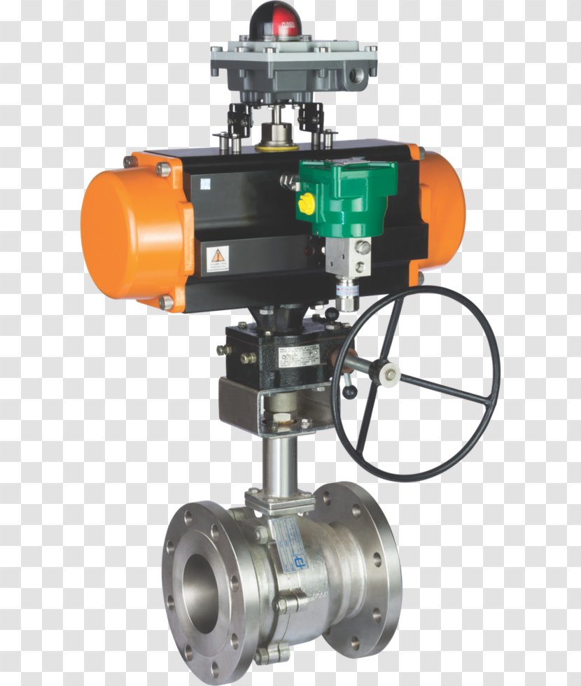 Ball Valve Control Valves Butterfly Actuator - Automation - Rotary Transparent PNG