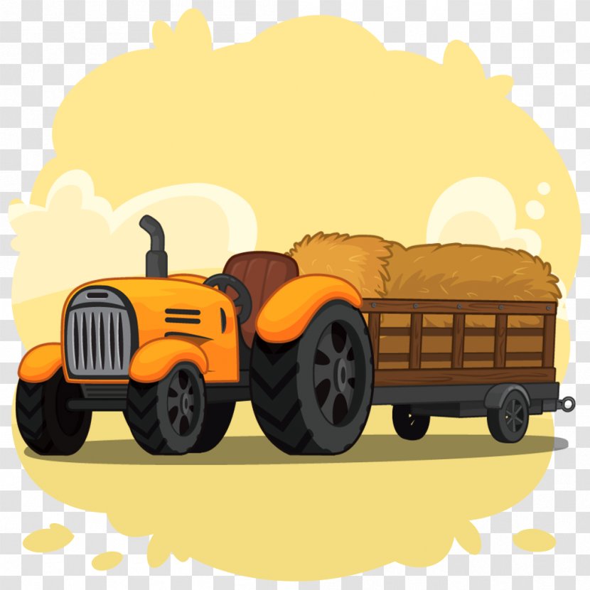 Car Motor Vehicle Sweater Hayride Illustration - Land - Poster Transparent PNG