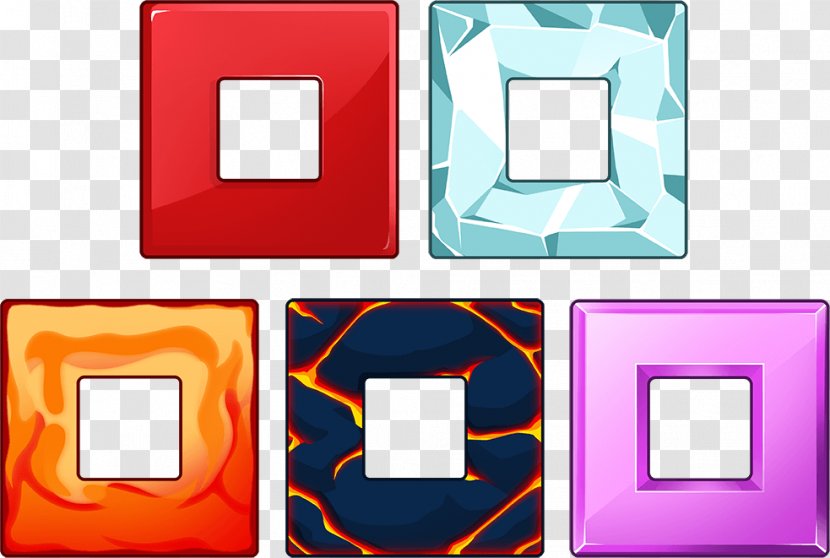 Landslide Ninja Product Design Game Picture Frames - Team - Cartoon Block Area Transparent PNG