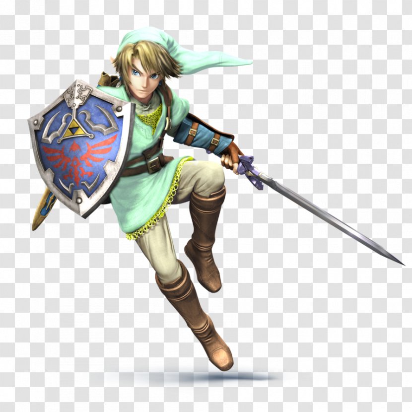 Super Smash Bros. For Nintendo 3DS And Wii U Brawl The Legend Of Zelda Link - Silhouette Transparent PNG